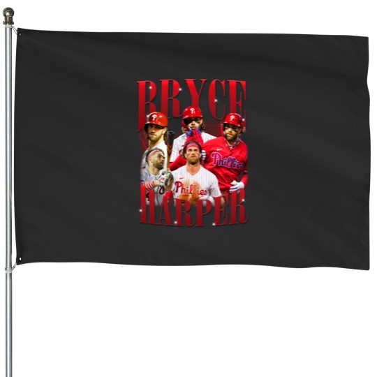Discover BRYCE HARPER Vintage House Flags, Bryce Harper Homage House Flags