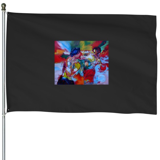 Discover Rocky V Apollo Canvas Print House Flags