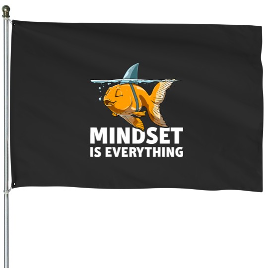 Discover Goldfish with Shark Fin House Flag