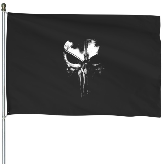 Discover The Punisher Graphic House Flags