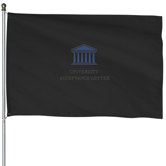 Discover University Acceptance Letter House Flags