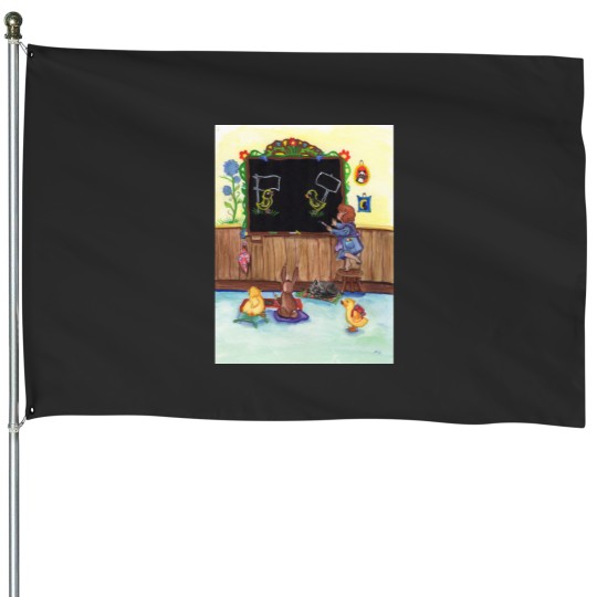 Discover school day House Flags