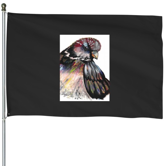 Discover Sparrow Painting (Watercolour DryBrush) House Flags