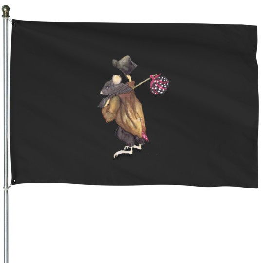 Discover WANDERING MOUSE m104 House Flags