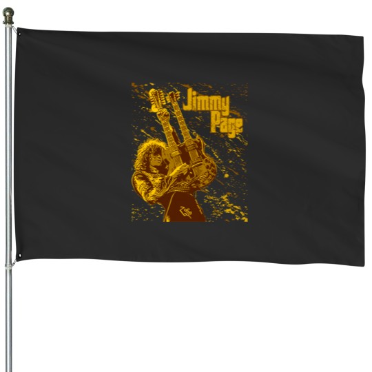 Discover Jimmy Page House Flags