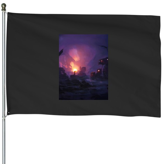 Discover A Goblin_s Discovery Graphic House Flags