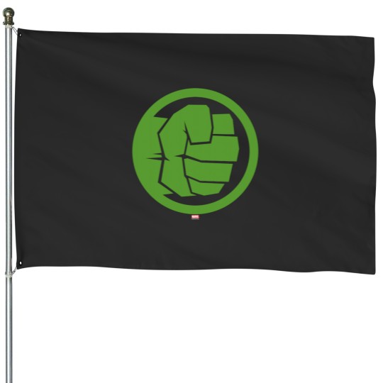 Discover Incredible Hulk Logo House Flags