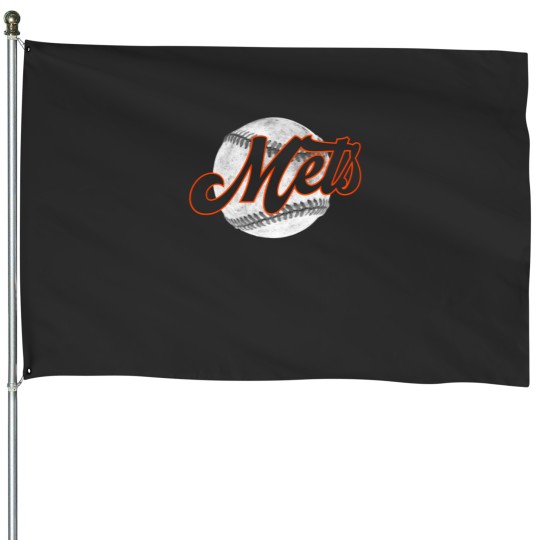 Discover mets ball House Flags