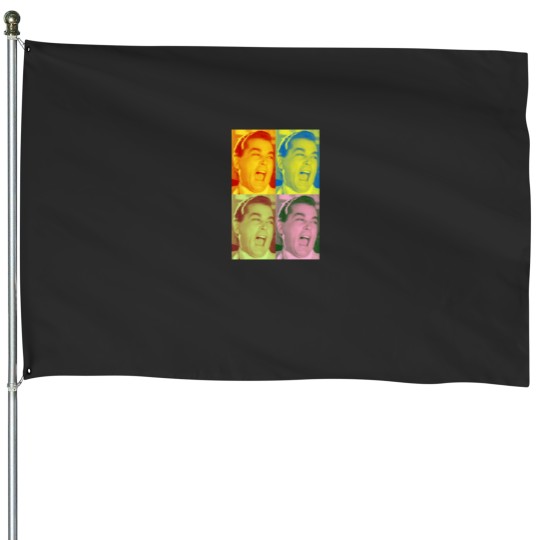 Discover Ray Liotta Laugh mafias gangster movie Goodfellas painting multicolor Essential House Flags