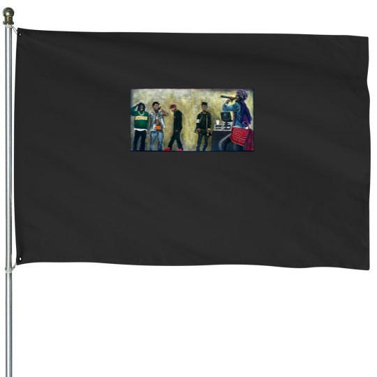 Discover 2016 FRESHMAN CYPHER House Flags vintage rap House Flags