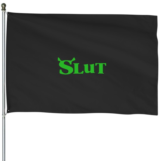 Discover Shrek S lut Classic House Flags