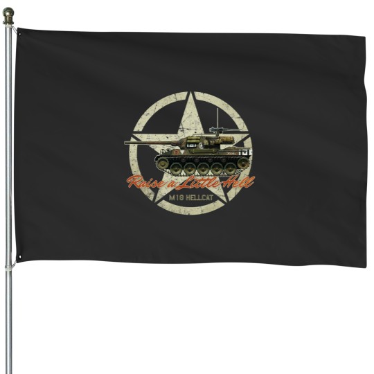Discover M18 Hellcat Raise Hell Essential House Flags