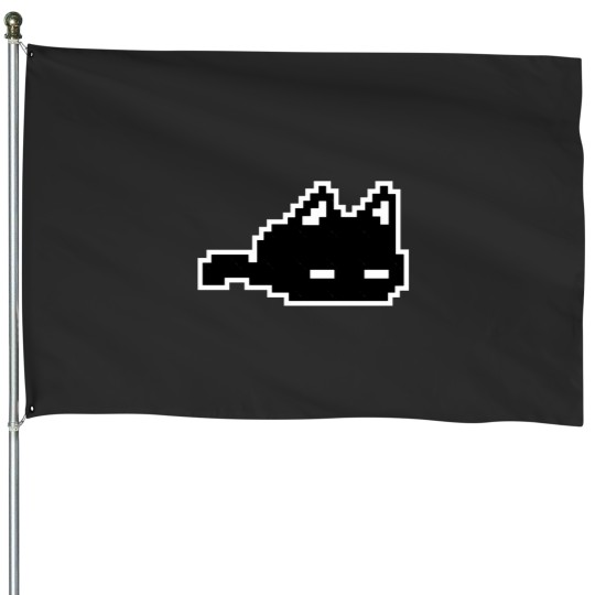 Discover Omori cat mewo Classic House Flags