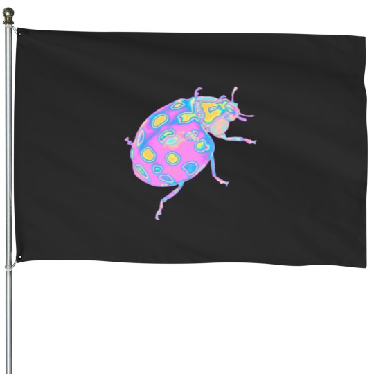 Discover Ladybug House Flags