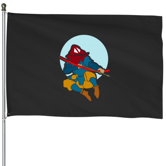 Discover The Red Hood Archer II House Flags