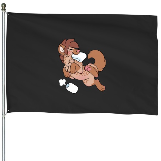 Discover Powder Up House Flags