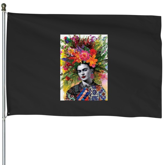 Discover frida kahlo House Flags