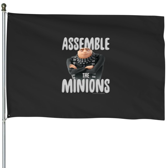Discover Despicable Me Gru Assemble The Minions Poster House Flags