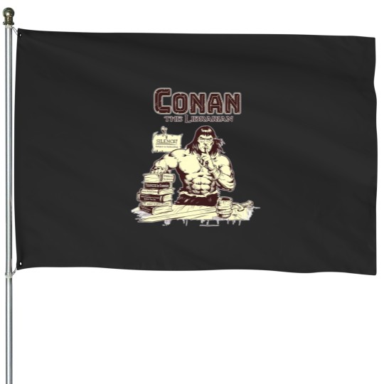 Discover Conan the Librarian House Flags