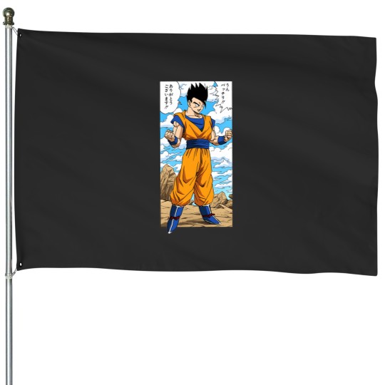 Discover Ultimate Gohan House Flags