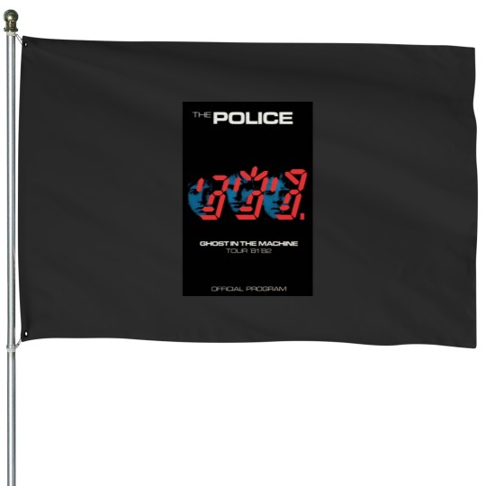 Discover Album In The Machine Cover Concert Tour Poster House Flags
