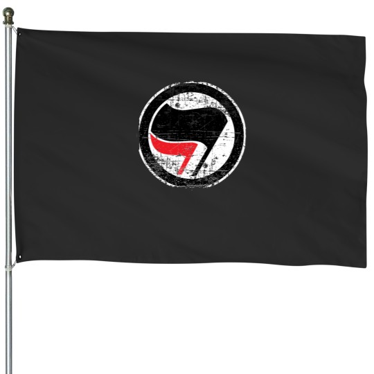 Discover Antifa Red and Premium House Flags