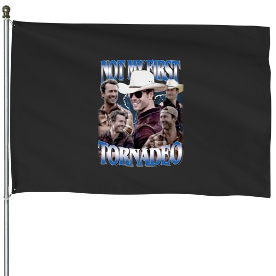 Discover Not My First Tornado 90s Vintage House Flags