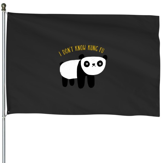 Discover Regular Panda House Flags