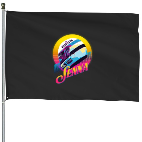 Discover Ayrton Senna Tfunny House Flags