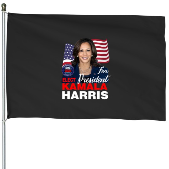 Discover KAMALA HARRIS FOR PRESIDENT House Flags