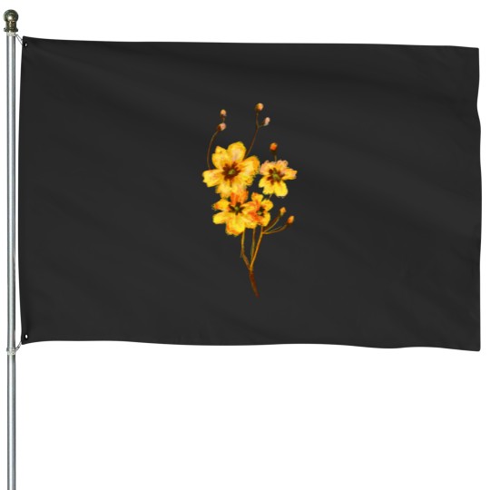 Discover Wild flowers  Classic House Flags