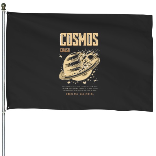 Discover cosmic sound Essential House Flags