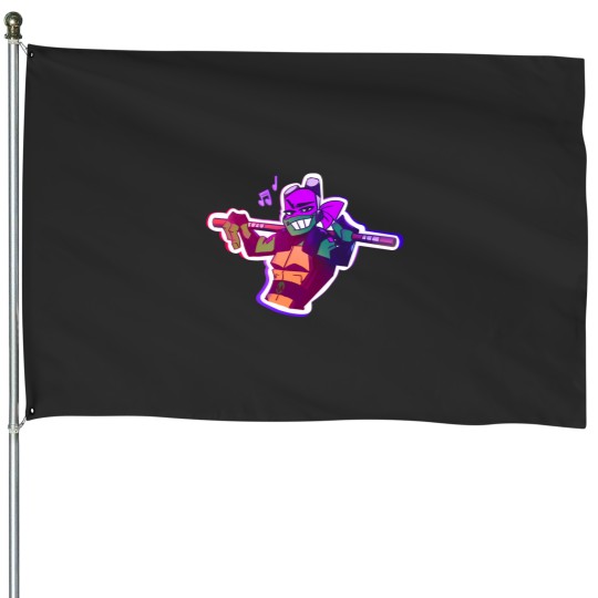 Discover 482 Neon Donnie House Flags