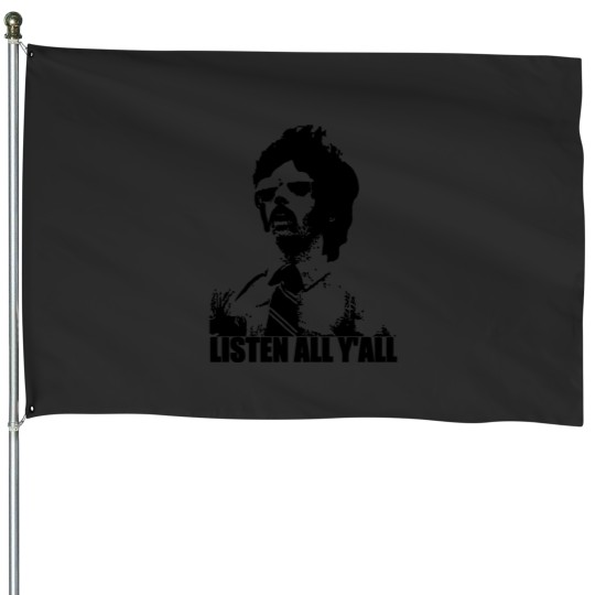 Discover Listen All Yall House Flags