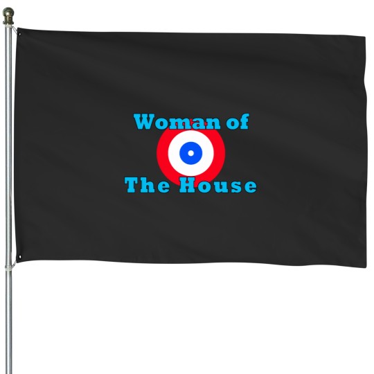 Discover Woman of The House Curling Shirt Classic House Flags