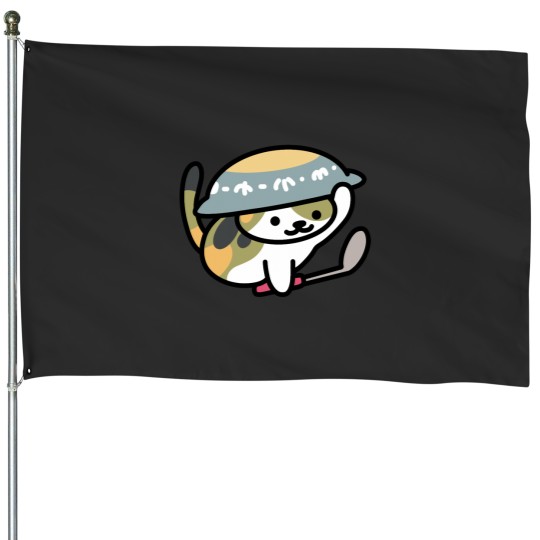 Discover Chairman Meow Classic House Flags