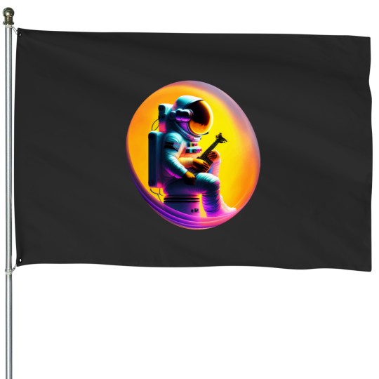 Discover cosmic sound Classic House Flags