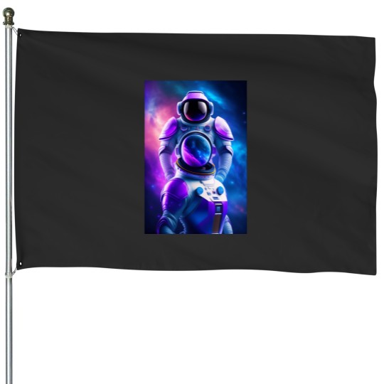 Discover cosmic sound Classic House Flags