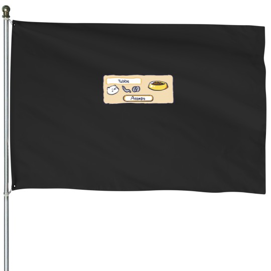 Discover I draw tubbs gift of 69 fish  neko atsume meme Classic House Flags