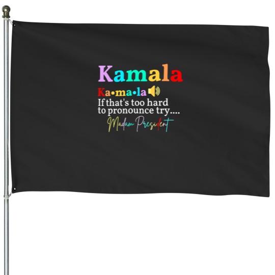 Discover Madam President House Flag - Support Kamala Harris in 2024