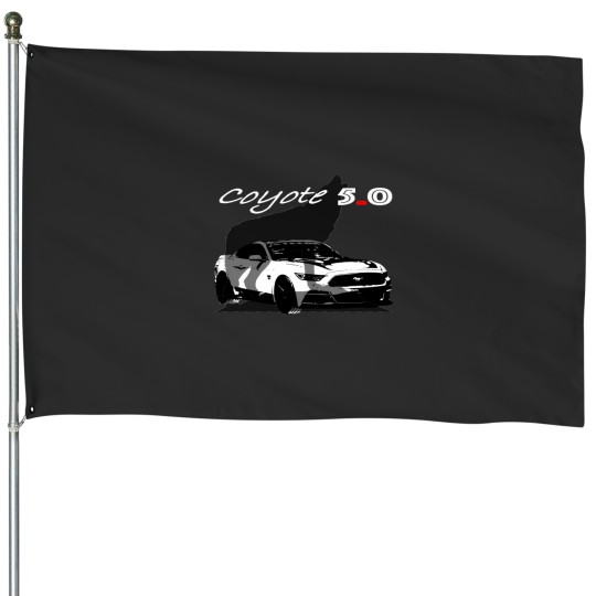 Discover Coyote 5.0 House Flags