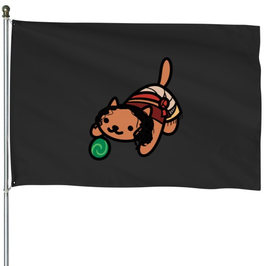 Discover Meowna Classic House Flags