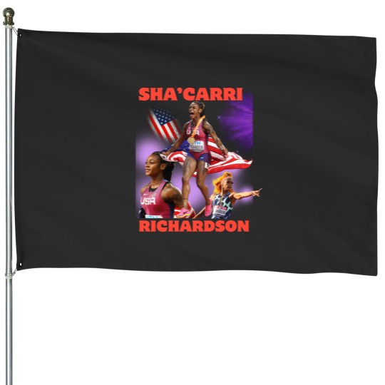 Discover Sha'carri Richardson House Flags, Sha'carri Richardson House Flags