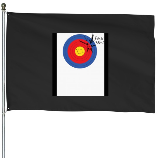 Discover archery frustrations Baseball ¾ Sleeve House Flags