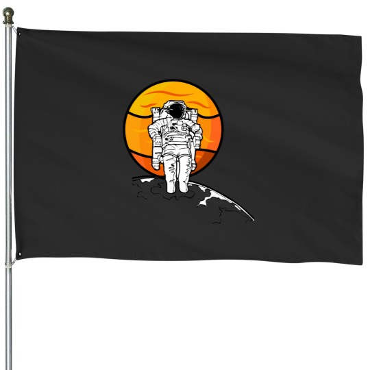 Discover cosmic sound space star man Classic House Flags