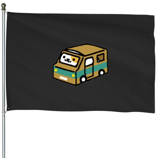 Discover Neko Atsume Car Kitty Essential House Flags