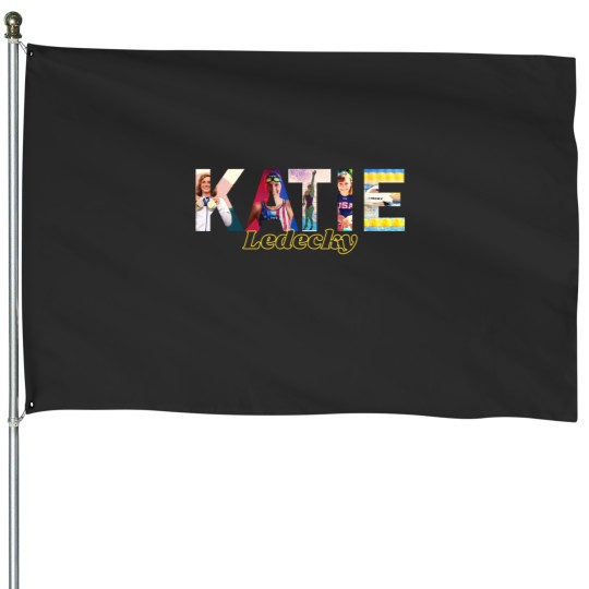 Discover Katie Ledecky classic  Katie Ledecky sticker Classic House Flags