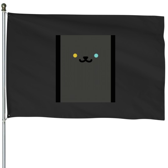 Discover Neko Atsume - Pepper Graphic House Flags