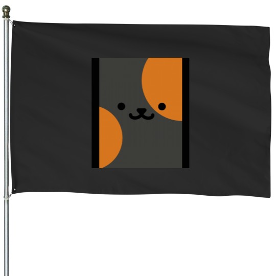 Discover Neko Atsume - Bandit Graphic House Flags