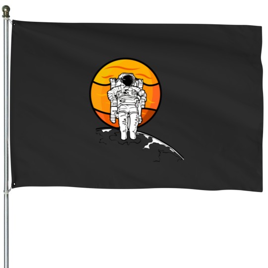 Discover cosmic sound space star man Classic House Flags